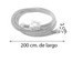 MANGUERA PARA GAS 3/8 PULGADAS X 2M CON CONEXIÓN FOSET