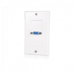 StarTech.com Placa de Pared VGA Hembra, Blanco