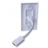 Data Components Placa HDMI, 1 Puerto, Blanco