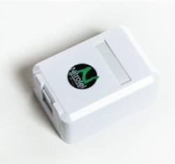 Nitrotel Caja para Pared, 1 Puerto RJ-45, Blanco