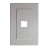 Belden Placa para Pared 1 Puerto, Blanco