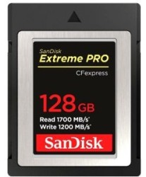 TARJETA CF EXPRESS TIPO B 128GB EXTREME PRO 1700 MB/S