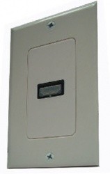 BRobotix Tapa HDMI, 1 Puerto, Conector Hembra, Blanco