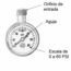 GAUGE DE CARATULA 60 PSI CAMPBELL