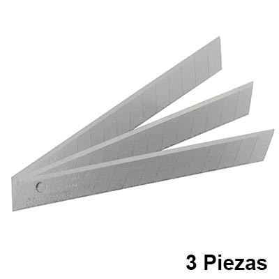 HOJAS REPUESTO P/ NAVAJA SNAPOFF 9mm C/3 STANLEY