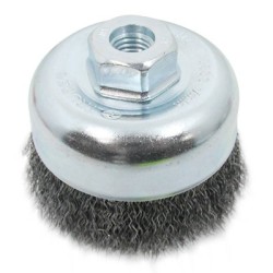 CARDA DE COPA A ONDUL DE 4 pulgadas X14mm TRUPER.