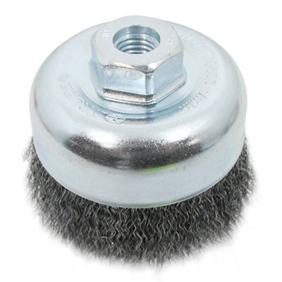 CARDA DE COPA A ONDUL DE 4 pulgadas X14mm TRUPER.