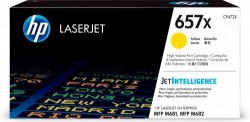 Toner HP 657X Alto Rendimiento Amarillo, 23.000 páginas