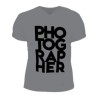 Playera Men Cuello V PHOTOGRAPHER Gris XL