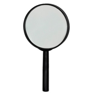 LUPA C/MANGO Y ARO DE PLASTICO 60mm SH2066 DOGO TULS.