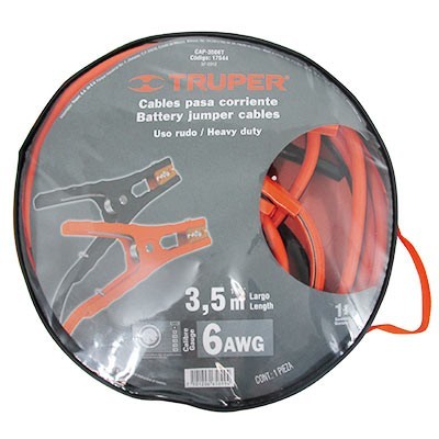 CABLES PASA CORRIENTE 3.5m 6awg 17544.