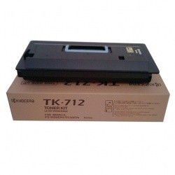 Toner Kyocera TK-712 Negro, 40.000 Páginas