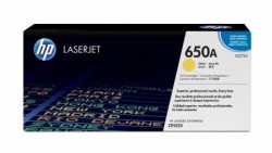 Toner HP 650A Amarillo, 15.000 Páginas