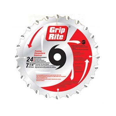 HOJA CIRCULAR 7-1/4 pulgadas GRIP-RITE