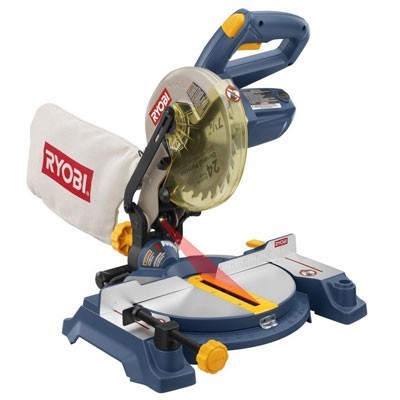 SIERRA DE INGLETE 7-1/4 PULGADAS RYOBI