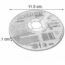 DISCO CORTE INOX 4-1/2X3/64X7/8 pulgadas NORTON.