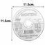 DISCO CORTE METAL 41/2 X 3/64 X 7/8 pulgadas NORTON.