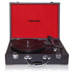 Tornamesa Rojo Bluetooth Sharper Image