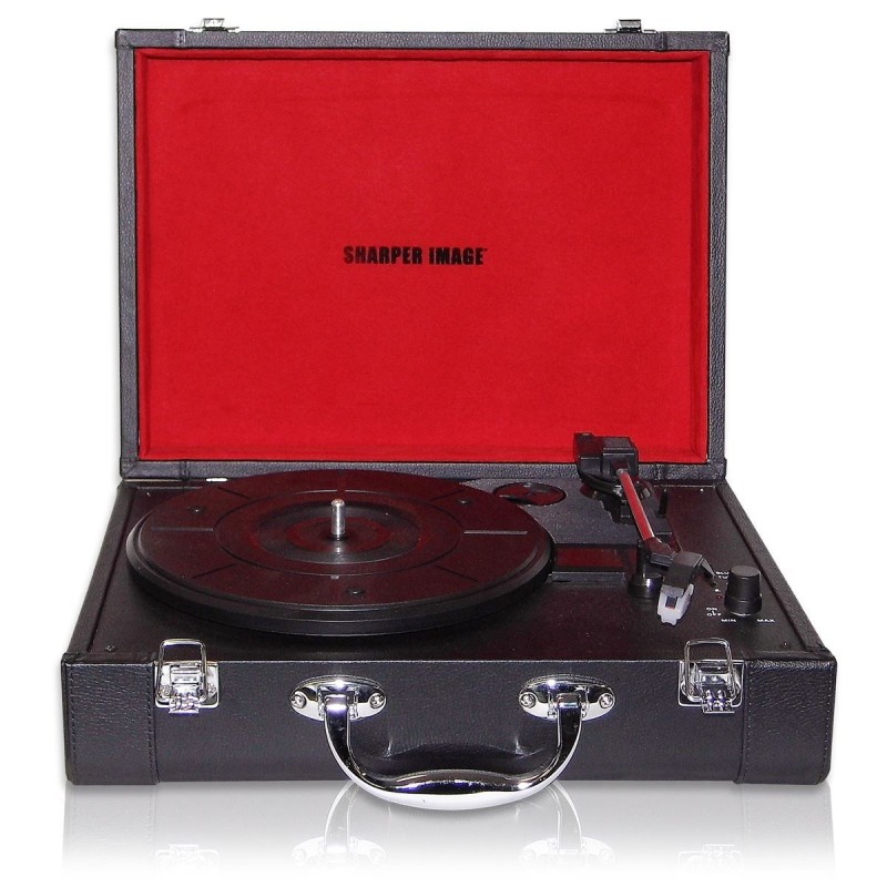 Tornamesa Rojo Bluetooth Sharper Image