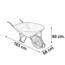 CARRETILLA 5.5ft LLANTA REF BAST TUB 11752 TRUPER.