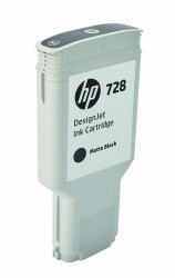 Cartucho HP 728 Negro Mate, 300ml
