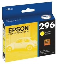 Cartucho Epson 296 Amarillo 4ml 250 Páginas