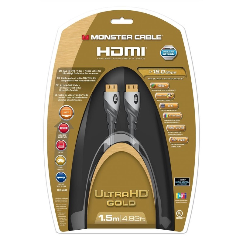 Cable Monster HDMI Gold 5M