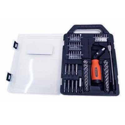 DESARMADOR PUNTAS Y DADOS JUEGO 60 Pz.