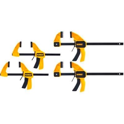 PRENSA DE GATILLO 4-PK 2-6 pulgadas /2-12 pulgadas DEWALT