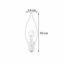 FOCO VELA CLARO 40 W BASE CANDELABRA ARGOS