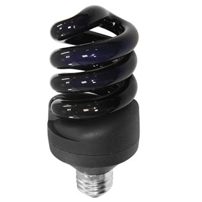 FOCO AHORRADOR HEL-20W/BLB LUZ NEGRA TECNO LITE