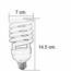 FOCO AHORRADOR EN ESPIRAL 42 W ECOSMART