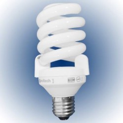 FOCO AHORRADOR ESPIRAL 24W SUAVE VOLTECH.
