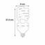 FOCO AHORRADOR 46837 ESPIRAL 55W B. SUAVE VOLTECH.