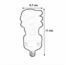 FOCO AHORRADOR ESPIRAL 14W BLANCO SUAVE 2 PZAS ECOSMART