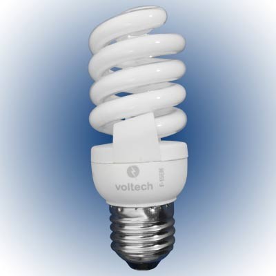 FOCO AHORRADOR ESPIRAL MINI 15W 6-PK VOLTECH