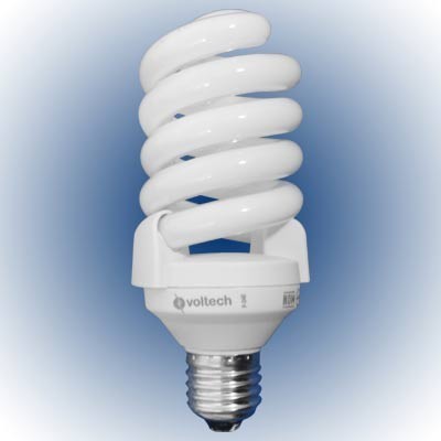 FOCO AHORRADOR ESPIRAL 24W 4PK VOLTECH