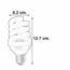 FOCO AHORRADOR ESPIRAL 20W CALIDO PRETUL