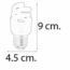FOCO AHORRADOR 48202 ESPIRAL MINI 7W L.B. VOLTECH.