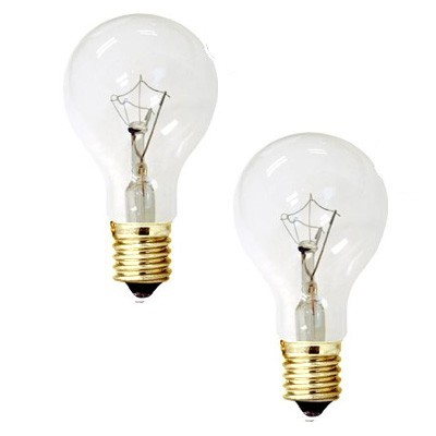 2-PK FOCOS DE BASE INTERMEDIA E17 40 W CLARO GENERAL ELECTRIC