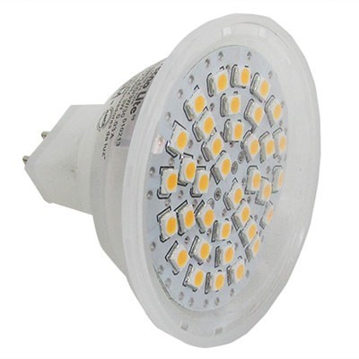FOCO LED MR 16 3W BCO CALIDO 70lum MR 16-SMDLED/3w.