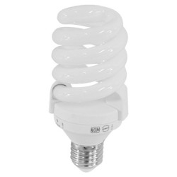 FOCO AHORRADOR ESPIRAL DE 20 WATTS LUZ CALIDA VOLTECH