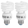FOCO AHORRADOR ESPIRAL LUZ CALIDA DE 19 WATTS 2 PK WESTINGHOUSE