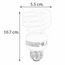 FOCO AHORRADOR ESPIRAL 19W CALIDA 4PK 38151 WESTINGHOUSE.