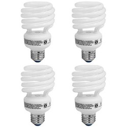 FOCO AHORRADOR ESPIRAL LUZ CALIDA DE 26 WATTS 4 PK WESTINGHOUSE