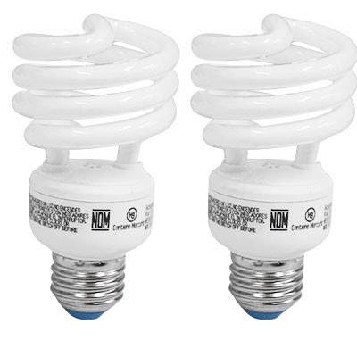 FOCO AHORRADOR ESPIRAL LUZ CALIDA DE 19 WATTS 2 PK WESTINGHOUSE