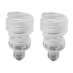 FOCO AHORRADOR ESPIRAL LUZ DE DIA 23 WATTS 2 PK WESTINHOUSE
