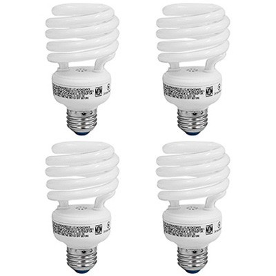FOCO AHORRADOR ESPIRAL LUZ CALIDA DE 26 WATTS 4 PK WESTINGHOUSE