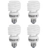 FOCO AHORRADOR ESPIRAL LUZ CALIDA DE 26 WATTS 4 PK WESTINGHOUSE