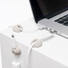Clips color blanco Cable Drop